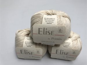 Elise by permin bomuld / cashmere - blødt og lækkert i offwhite